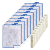 Pryitier large filter cartridges pack displayed to boost aquarium filtration efficiency.