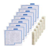 Pryitier medium filter cartridge for Aqueon size 10 improves water clarity in tanks