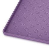 Ptlom alfombrilla alimento-perro antideslizante para cuencos estables.
