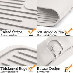 Ptlom pet placemat dishwasher-safe design enables easy cleanup.