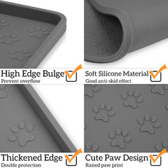 Ptlom placemat anti-mess floor protection guards your floors