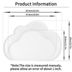 Ptlom placemat impermeable blanco mantiene seco el área de comida