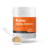 PUAINTA dog teeth cleaning powder packaging shows an easy, ready-to-use dental care solution.