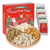 Puddonio freeze-dried chicken treat bag showcasing pure single-ingredient protein for healthy rewards