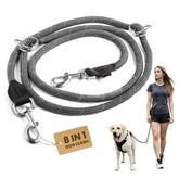 Pudiwind black 8in1 leash crossbody walk for hands-free control during strolls