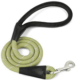 Pudiwind rope dog leash 4ft halfinch heavy-duty nylon rope for reliable control on walks