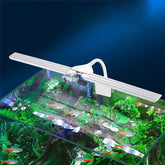PUEUTU LED aquarium light clip with full-spectrum illumination for vibrant tank viewing.