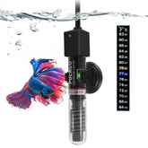 PULACO 25W Betta Heater assembled for stable warm water in a small tank.