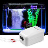 PULACO dual outlet aquarium air pump main unit for reliable aeration