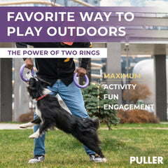 COLLAR Puller soft Frisbee-alt emphasizes safe chewing and soft landings