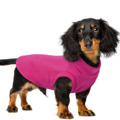 PUMYPOREITY fleece sphynx cat clothes rosepink 2XL keeps warmth.