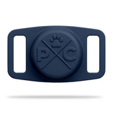 Pup Culture AirTag collar holder front view for secure real-time tracking.