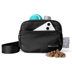 Pup Culture dog-treat-pouch holds treats for training on the go.