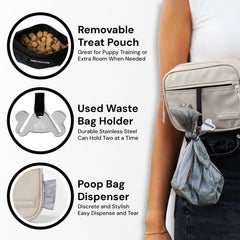 Pup Culture stylish dog walking bag for everyday carry.