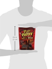 Pup-Peroni Mix Stix ingredient view highlights real beef and real sweet potato