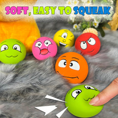 PUPATTIC latex dog toy with smooth surface is easy to clean after play.