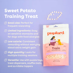 Pupford bocaditos pequeños para entrenamiento, snack saludable para obediencia diaria.