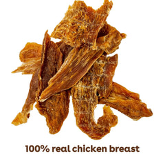 Pupford Crunchy Jerky chicken treat piece – easy-to-break portion for rewards.