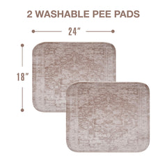 PUPIBOO washable pee pad for cats—soft surface for litter area and comfort.