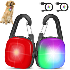 PUPKOLI dog collar light clip-on boosts night visibility during evening walks.