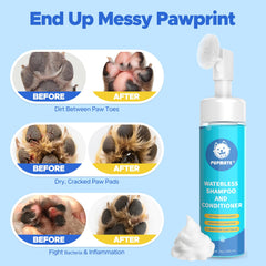 PUPMATE paw cleaner everyday-use scene depicts shared pet care routine.