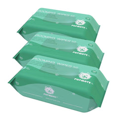PUPMATE pet wipes 3pack box for quick on-the-go cleaning.