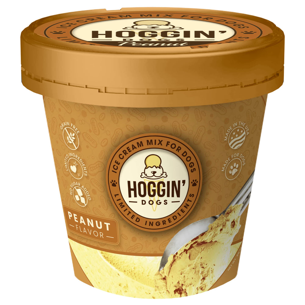 Puppy Cake Hoggin' Dogs ice cream mix box—easy dog treats for quick rewards.