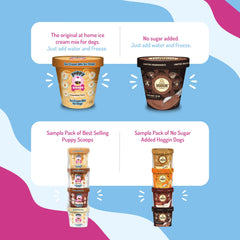 Puppy Scoops ice cream cup and reusable lid shown for easy storage