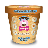 Puppy Scoops peanut-butter-ice-cream-mix-pack enables quick at-home dog treats.