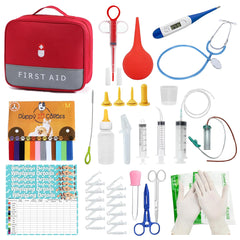 Puppy Whelping Kit package overview showing complete birthing supplies for safer newborn care.