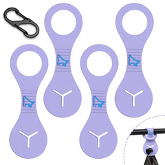 PuppyDoggy dog poop bag holder attached to leash for easy waste management on walks.