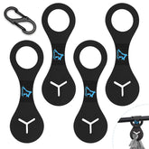 PuppyDoggy poop bag holder on leash for hands-free walks.