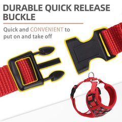 PUPTECK Christmas harness with leash set ready for outdoor adventures