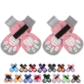 PUPTECK anti-slip dog socks paw wide view for hardwood floor traction