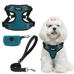 PUPTECK dog harness in breathable lightweight material for daily wear