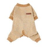 PUPTECK dog pajamas with pullover design for easy wear and movement.
