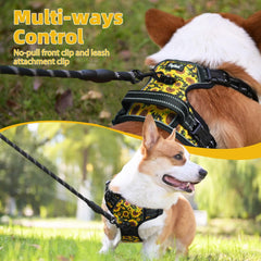 PUPTECK XL sunflower adjustable straps for a secure, growing-friendly fit