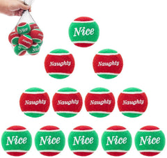 PUPTECK squeaky tennis ball 12-pack promotes easy fetch for dogs.