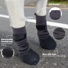 PUPTECK waterproof paw soles keep paws dry on wet surfaces.