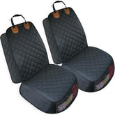 Puptoceed dog front seat cover 2-pack overview protecting seats from fur, spills, and dirt.