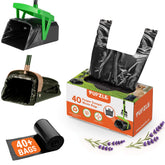 Pupzle bags leak-proof roll showing reliable mess containment for outdoor cleanup.