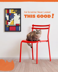 Purdee sisal scratchpad texture detail highlighting mess-free, long-lasting scratching surface.
