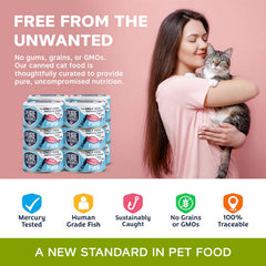 Pure Cravings tuna-sardine-pate-can offers omega-rich flavor variety for felines.