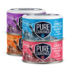 Pure Cravings tuna variety cat food can with gravy enticing picky eaters