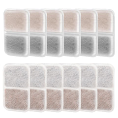 Pure Realm airsift filters close-up showing dual-action pads for odor control.