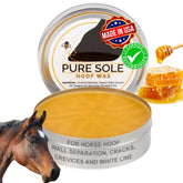 Pure Sole Hoof Wax tube ready for crack sealing and hoof protection.