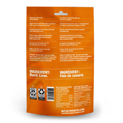 PureBites duck liver treats as toppers—perfect for gentle rewards.