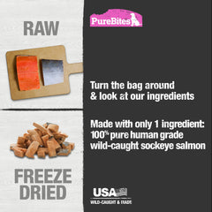 PureBites 70g pack image shows bag with bite-sized treats