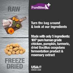 PureBites texture closeup reveals freeze-dried crunch ideal for tasty daily rewards