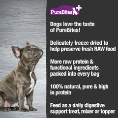 PureBites us-made label indicates trusted sourcing for dog treats